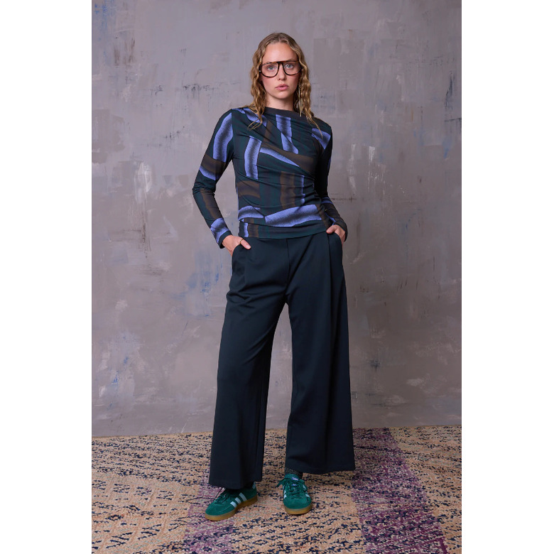 Nathalie Vleeschouwer t-shirt bleu 2