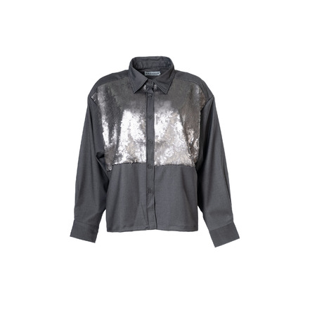 Nathalie Vleeschouwer chemisier gris