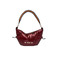 Clio Goldbrenner sac bandoulière bordeaux 1