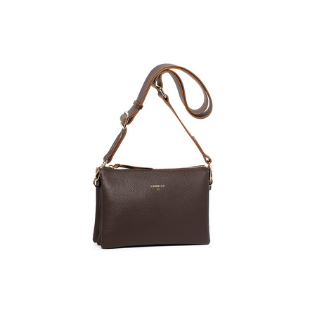 Crinkles Sibel crossbody bruin