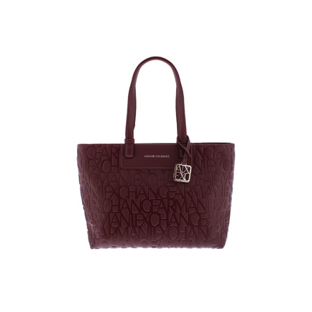 Armani Exchange shopper bordeaux