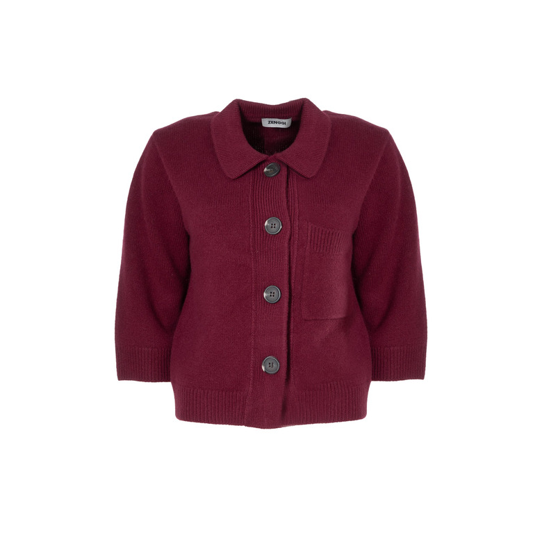 Zenggi cardigan bordeaux 1