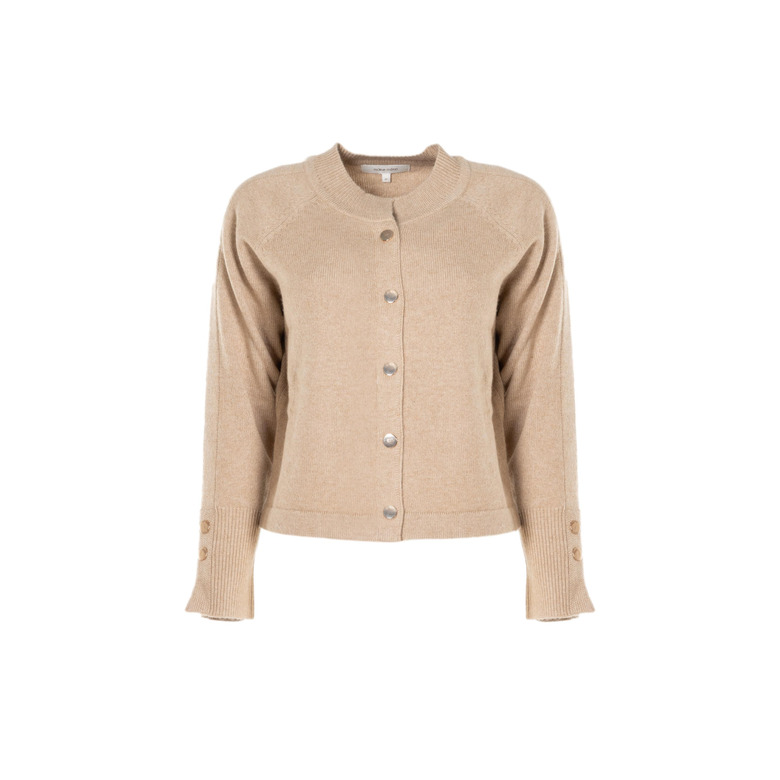 Marie Mero cardigan lightbrown 1
