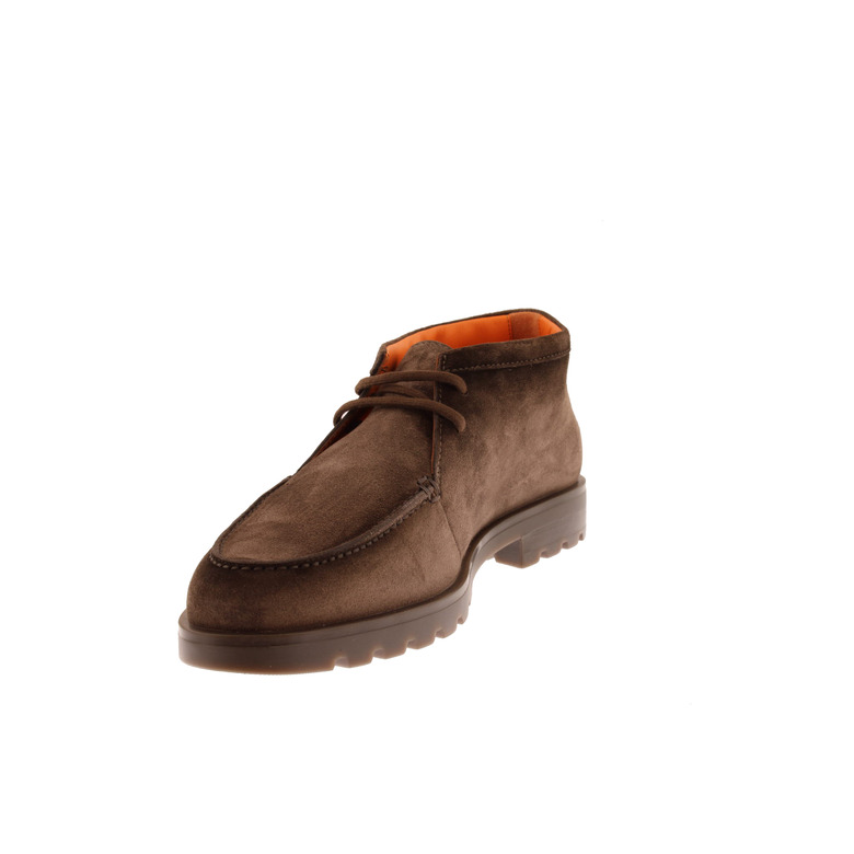 Santoni lace shoes brown 3