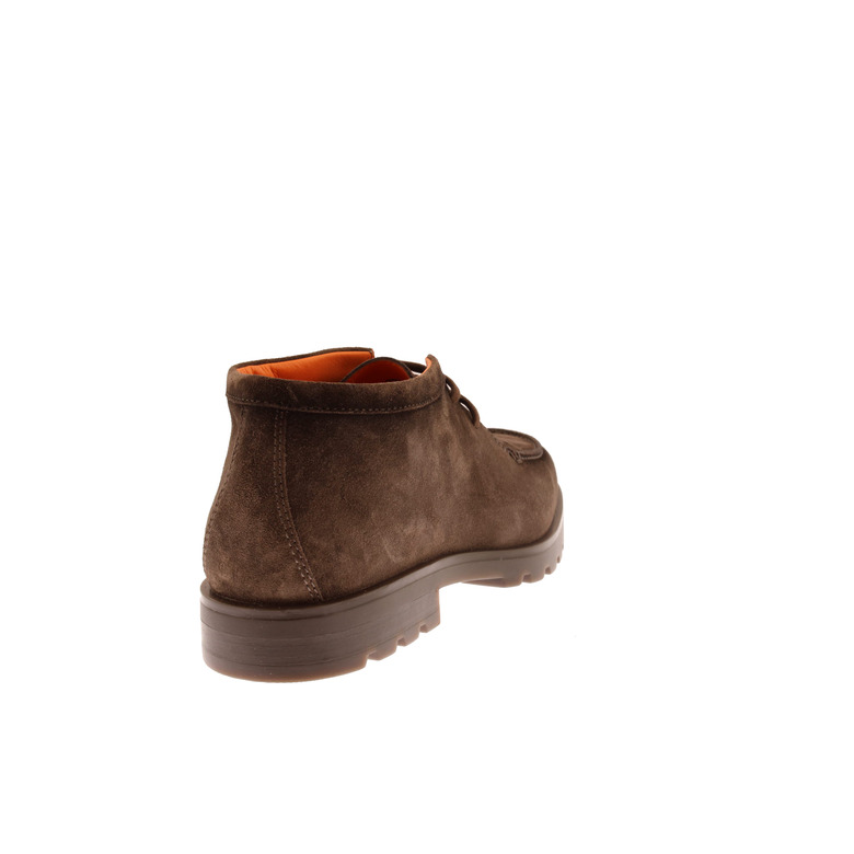 Santoni lace shoes brown 4