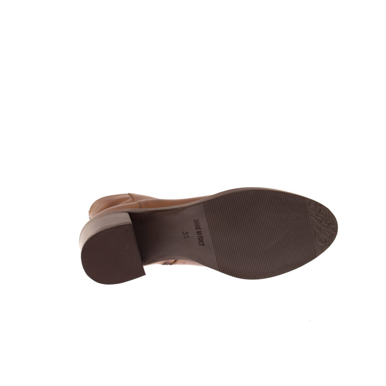 Decra enkellaarsjes cognac 5