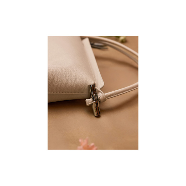 Longchamp schoudertas ecru 5