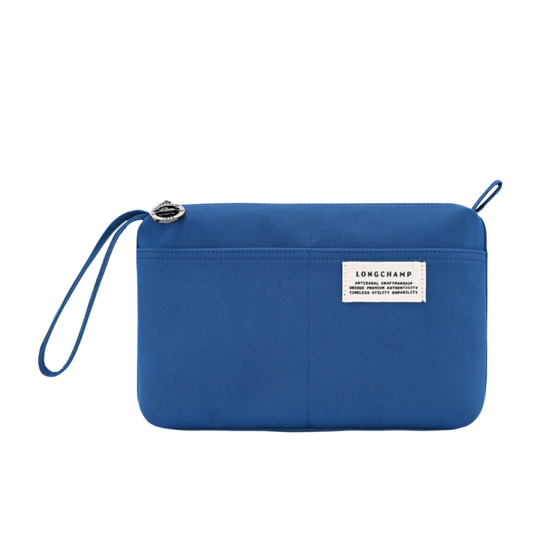 Longchamp trousse de maquillage bleu 1