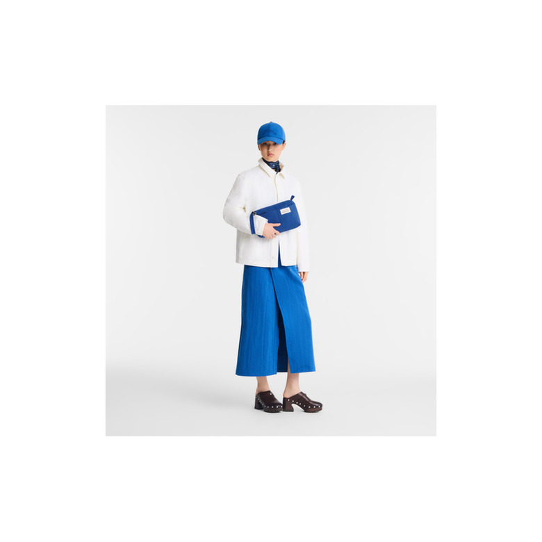 Longchamp trousse de maquillage bleu 4