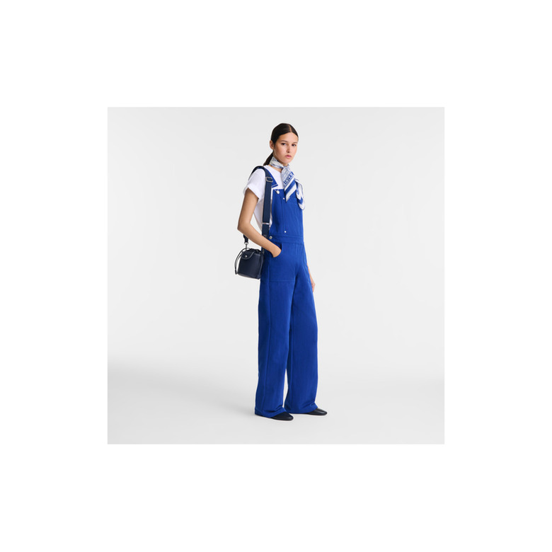 Longchamp umhängetasche blau 5