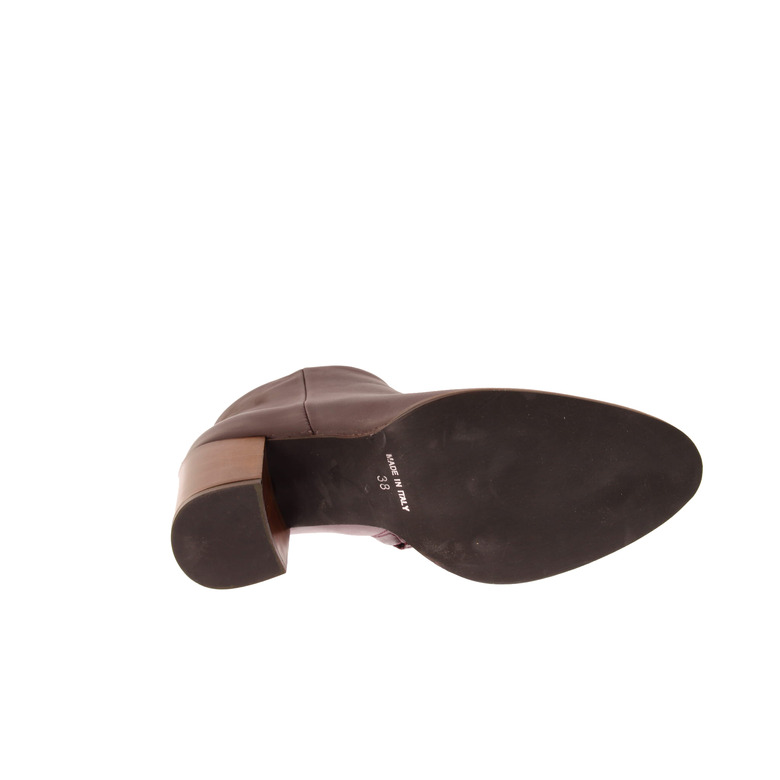 Debutto Donna enkellaarsjes bordeaux 5