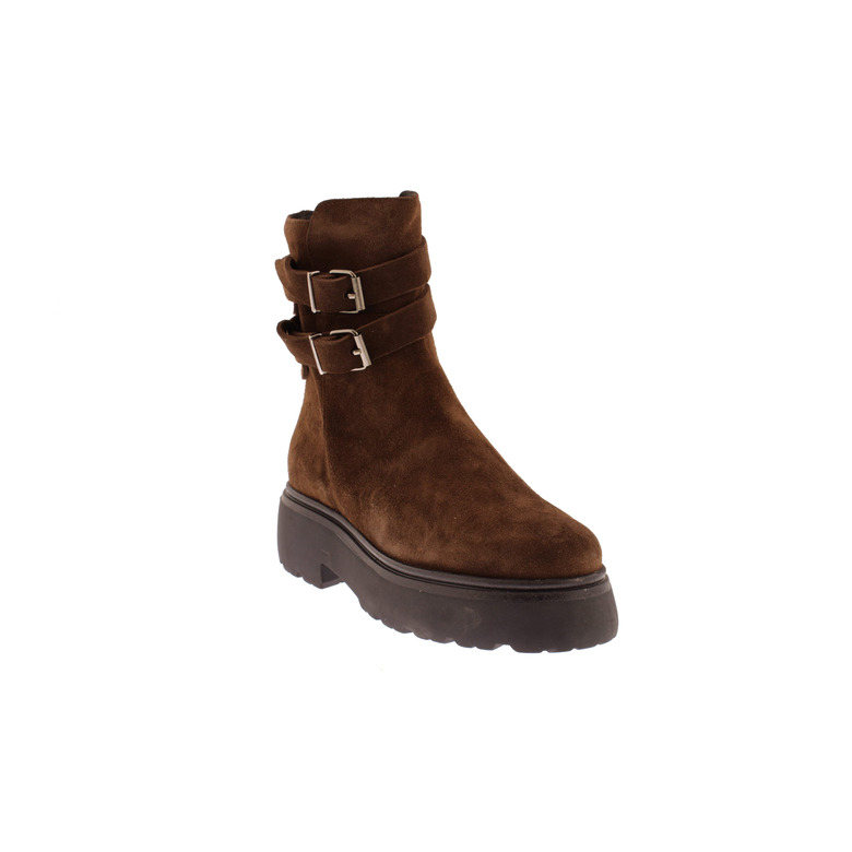 Debutto Donna enkellaarsjes bruin 2