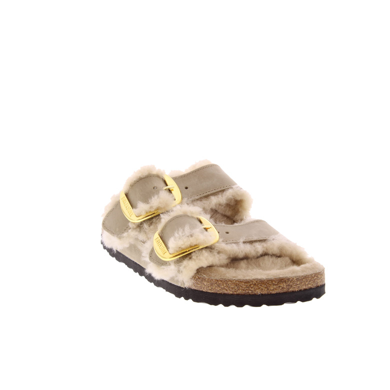Birkenstock slippers beige 2