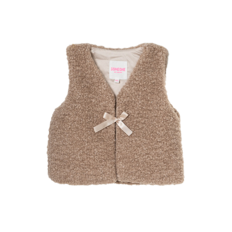 Someone Kids veste beige 1