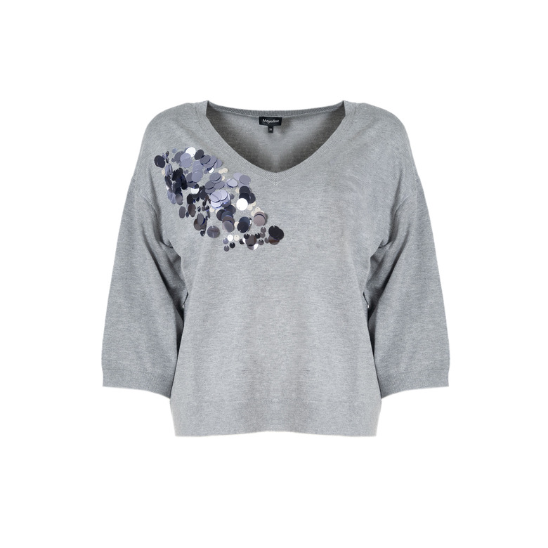 Mayerline pull gris 1