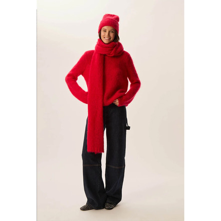 Des Petits Hauts echarpe rouge