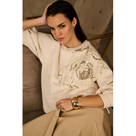 Due Amanti sweater ecru