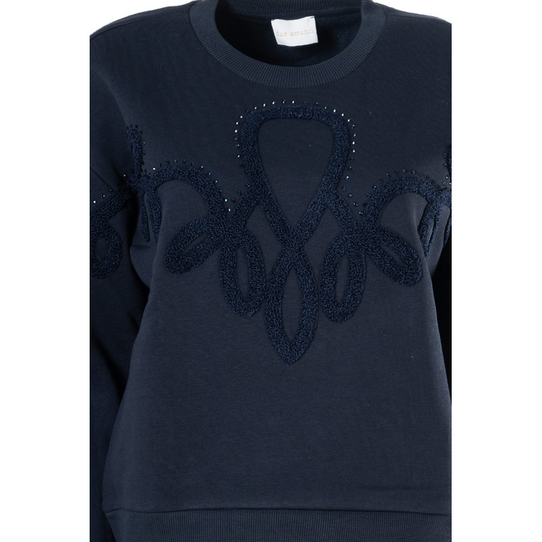 Due Amanti pull bleu 2