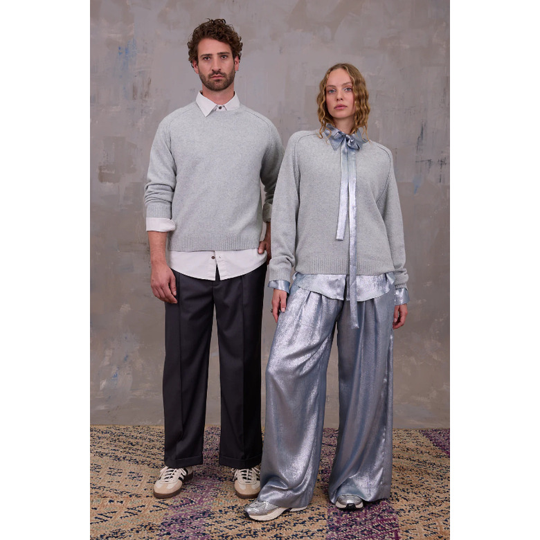 Nathalie Vleeschouwer pull gris 2