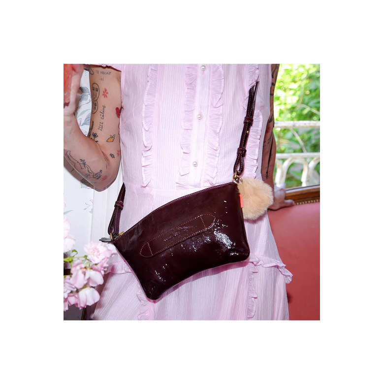 Marie Martens sac bandoulière bordeaux 4