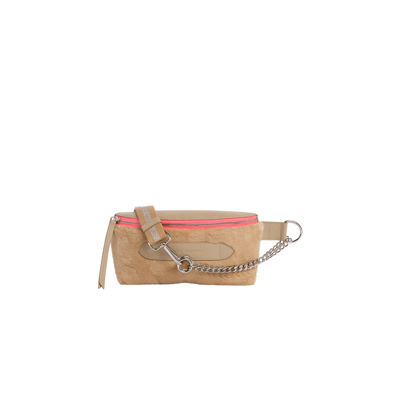 Marie Martens sac bandoulière beige 2