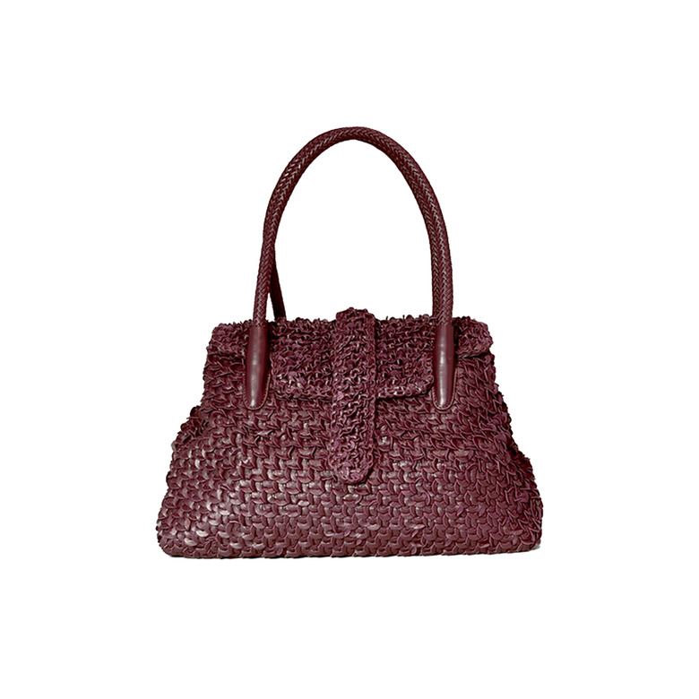 Allan K handbag bordeaux 1