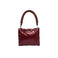Clio Goldbrenner sac bandoulière bordeaux 1