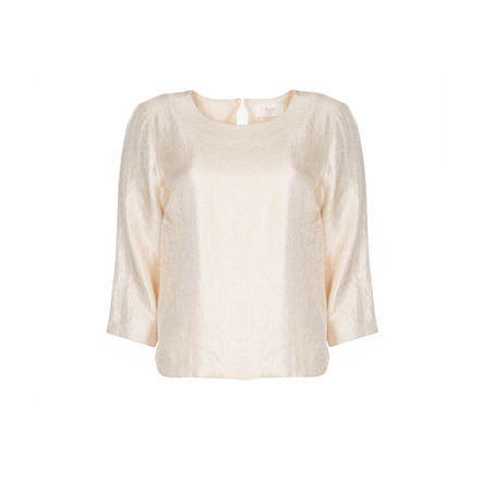 Her blouse beige