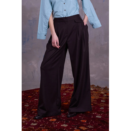 Nathalie Vleeschouwer pantalon brun