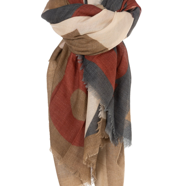 Bellerose scarf lightbrown 2