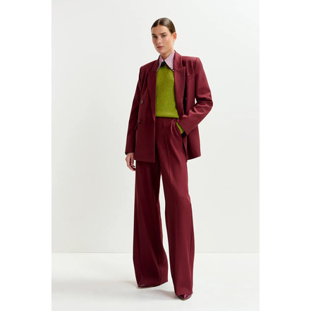 Essentiel pantalon bordeaux