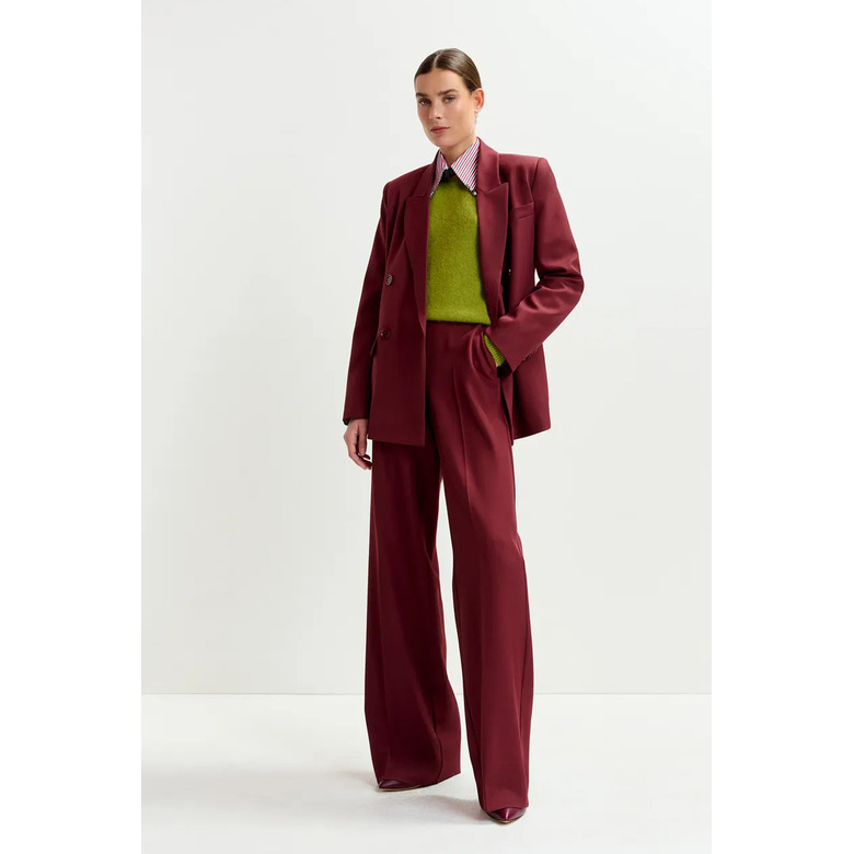 Essentiel broek bordeaux 2