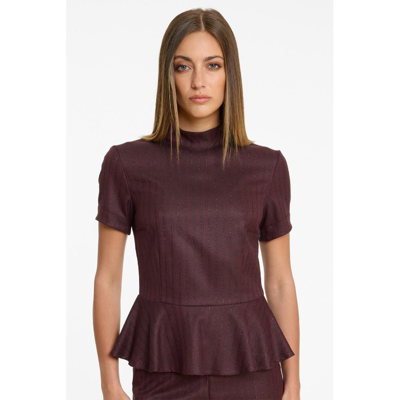 Ana Alcazar blouse bordeaux 2