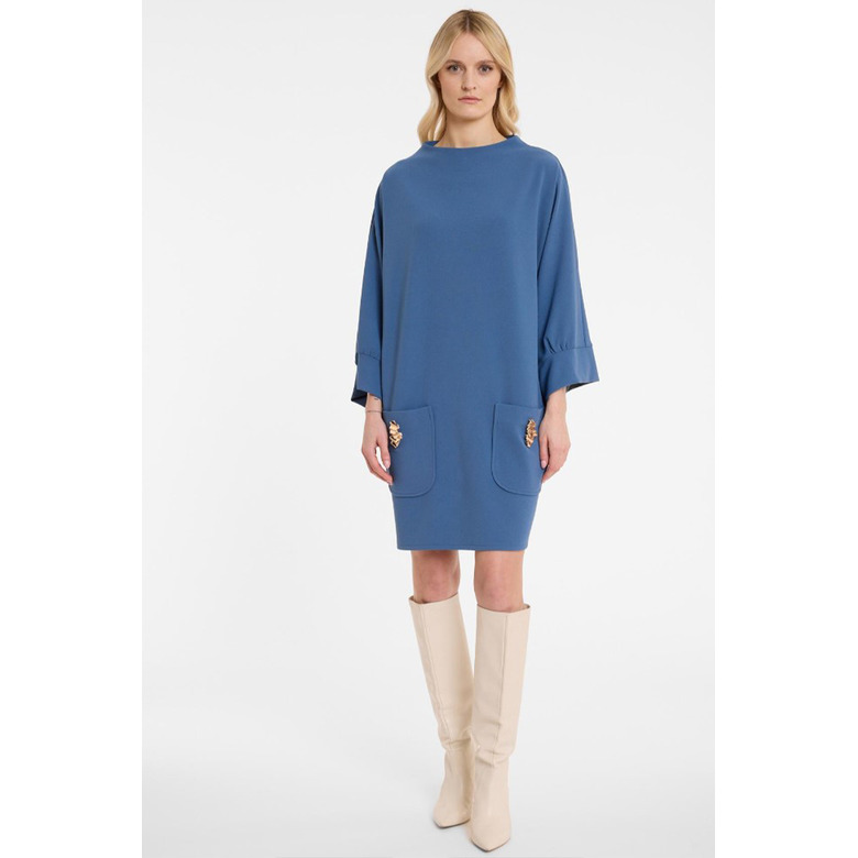 Ana Alcazar dress blue 2