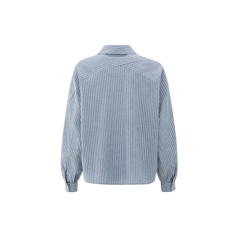 Yaya blouse blauw 2