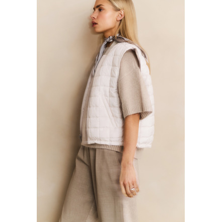 Yaya vest beige