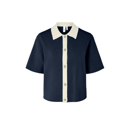 Y.a.s strickjacke blau