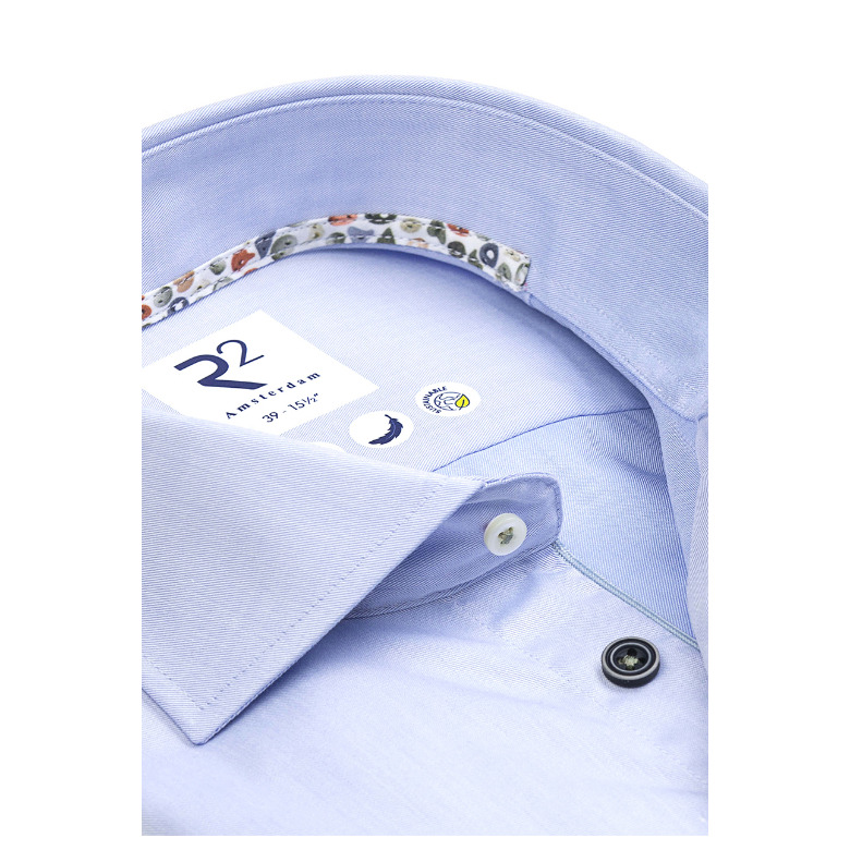 R2 Amsterdam hemd blauw 2