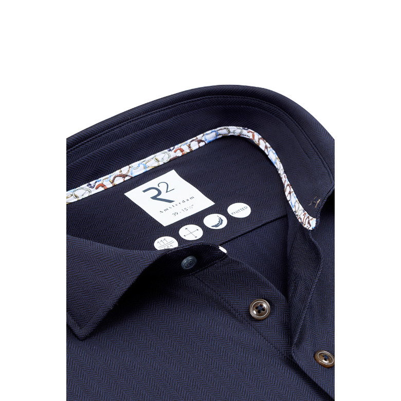 R2 Amsterdam hemd blauw 2