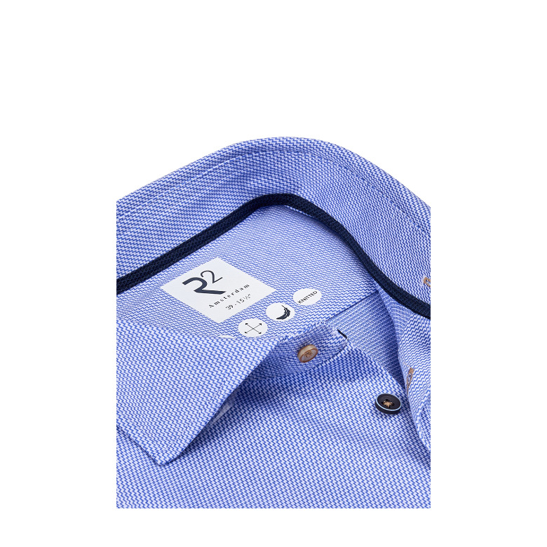 R2 Amsterdam hemd blauw 2