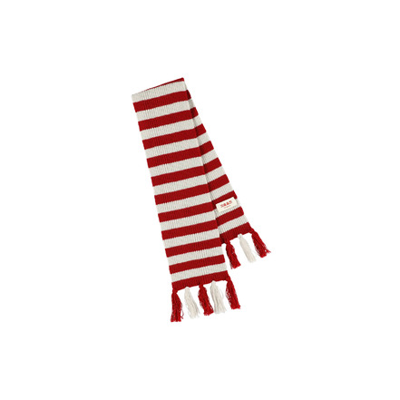 M& scarf red