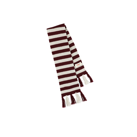 M& scarf bordeaux