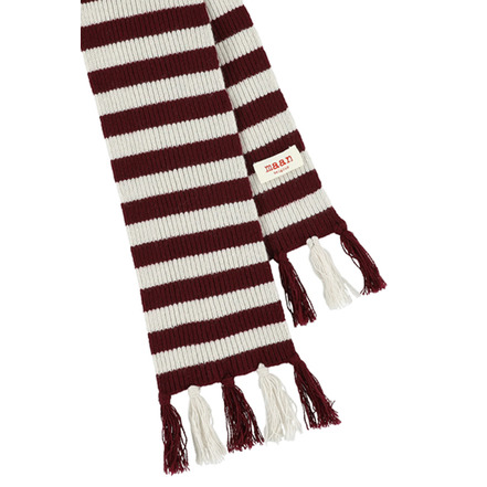 M& scarf bordeaux