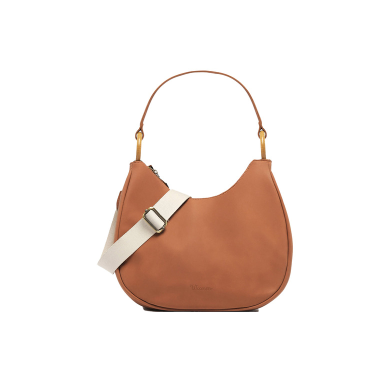 Woomen Vegan schultertasche braun