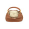 Woomen Vegan schultertasche braun 3