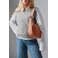 Woomen Vegan schultertasche braun 4