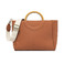 Woomen Vegan handtasche braun 1