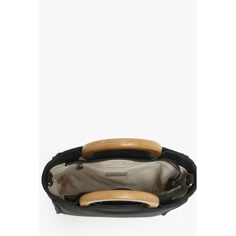 Woomen Vegan handtasche schwarz 3