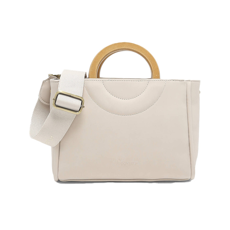 Woomen Vegan handbag ecru
