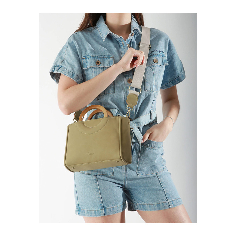 Woomen Vegan handtasche grÜn 4